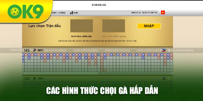 Đa hình thức để người xem theo dõi